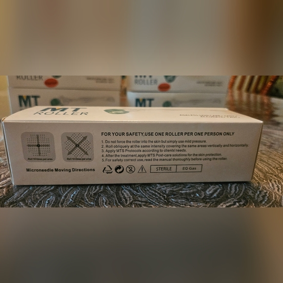 QTY 6 PROFESSIONAL TITANIUM MEDICAL GRADE 1.5 MM DERMA ROLLERS - Picture 4 of 4